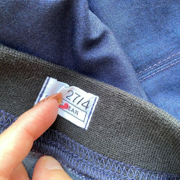 Gap Womens Jeans Size 27 4 Legging Ankle Zippers Dark Blue Skinny Pull‎ On NEW - Picture 5 of 8